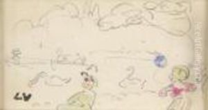 Apres-midi Au Bois by Louis Valtat