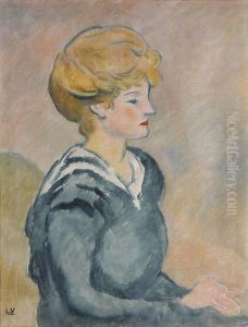 Portrait De Suzanne Valtat by Louis Valtat