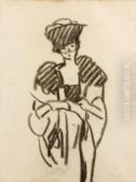 Femme Au Chapeau - view 1
