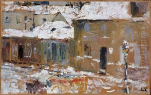 Rue De Paris Sous La Neige by Louis Valtat