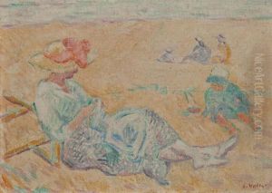 La Couture Sur La Plage by Louis Valtat