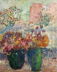 Deux Vases De Fleurs by Louis Valtat