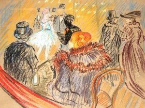Au Cabaret. Apres Le Spectacle by Louis Valtat