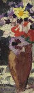 Fleurs Dans Un Vase by Louis Valtat