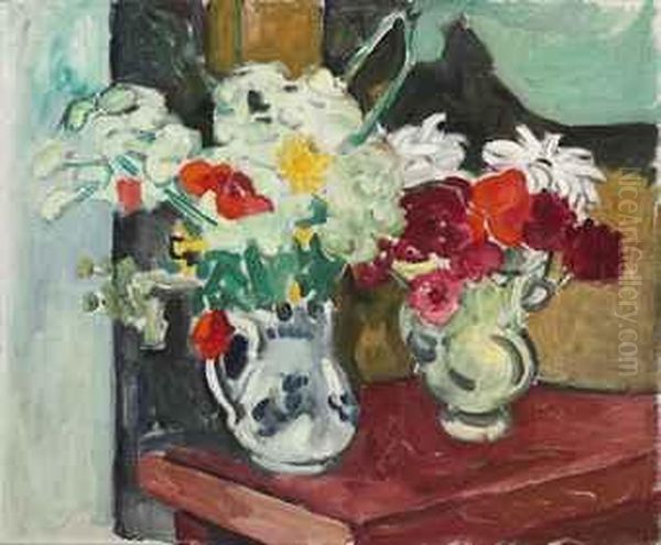 Deux Bouquets De Fleurs - view 1