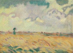 Champs De Ble En Normandie by Louis Valtat