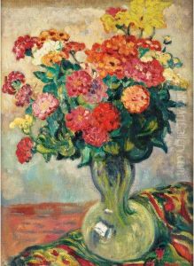 Bouquet De Fleurs by Louis Valtat