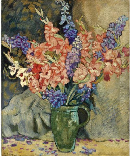 Glaieuls Et Pois Lupins - view 1