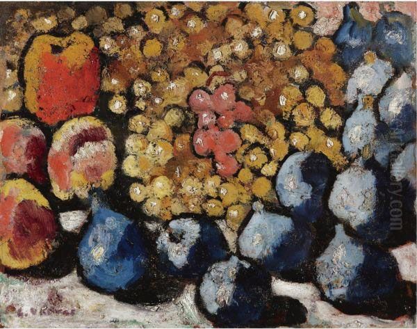 Raisins, Peches Et Figues - view 1