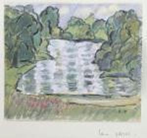 Bois De Boulogne, Le Lac by Louis Valtat
