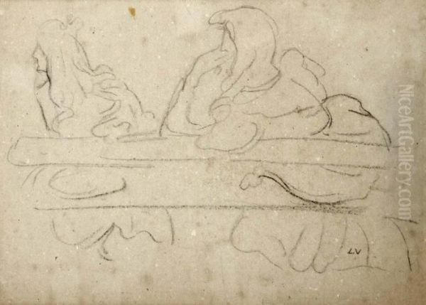 Deux Femmes Sur Un Banc - view 1