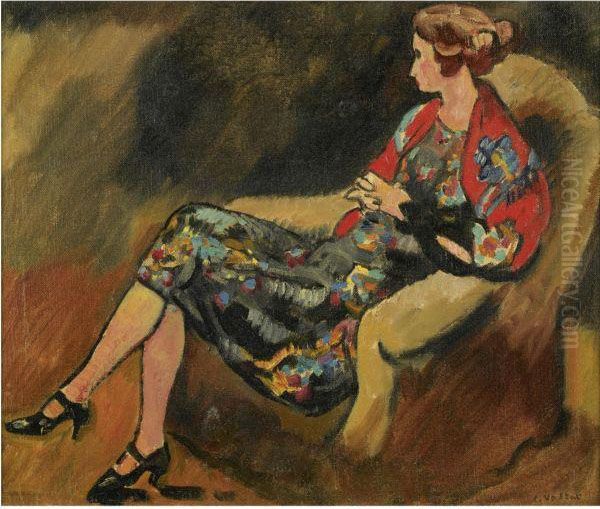 Jeune Femme Au Fauteuil - view 1