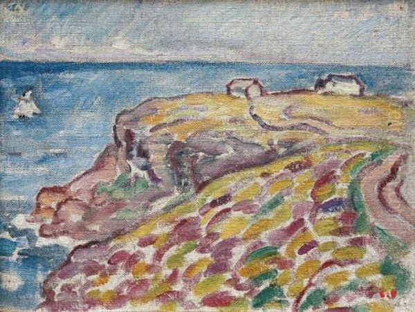 Maisonnettes Sur La Falaise En Normandie - view 1