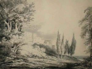 Villa dEste, c.1796 by Joseph Mallord William Turner
