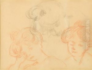 Study Of The Head Of A Woman