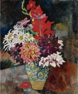 Vase De Fleurs by Louis Valtat