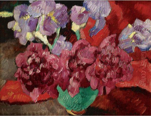 Vase De Pivoines - view 1
