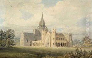 Perspective View of Fonthill Abbey from the South West, c.1799