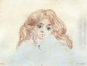 Portrait De Jeune Fille by Louis Valtat