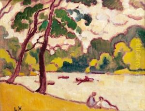 Bateaux Sur Le Lac Du Bois De Boulogne by Louis Valtat