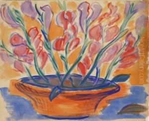 Coupe De Fleurs by Louis Valtat
