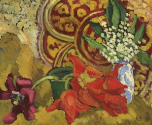 Tulipes Et Muguet by Louis Valtat