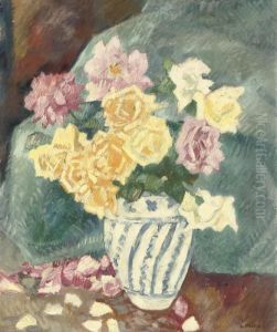 Roses Dans Un Vase Roses Dans Un Vase
