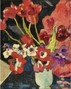 Tulipes Et Anemones by Louis Valtat