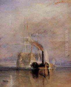 The last travel of the Fighting Témeraire, (detail) by Joseph Mallord William Turner