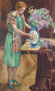 Portrait De Mme Valtat by Louis Valtat