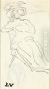 Jeune Femme Assise by Louis Valtat