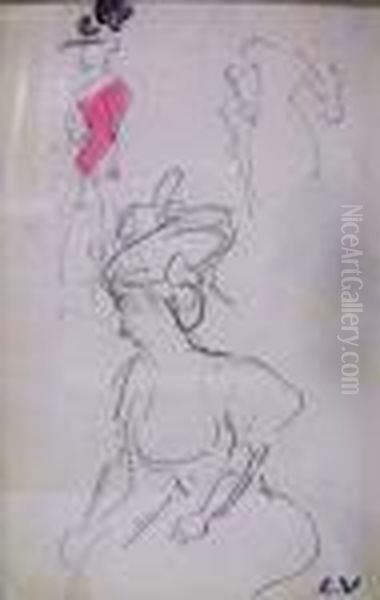 Elegantes (etudes), Circa 1900 - view 1