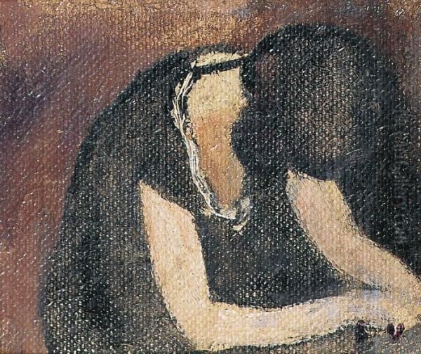 Femme A La Robe Noire - view 1