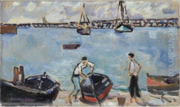 Les Barques Au Port - view 1