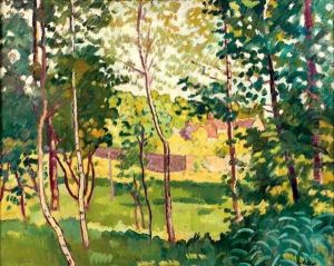 Paysage Ensoleille A Choisel by Louis Valtat