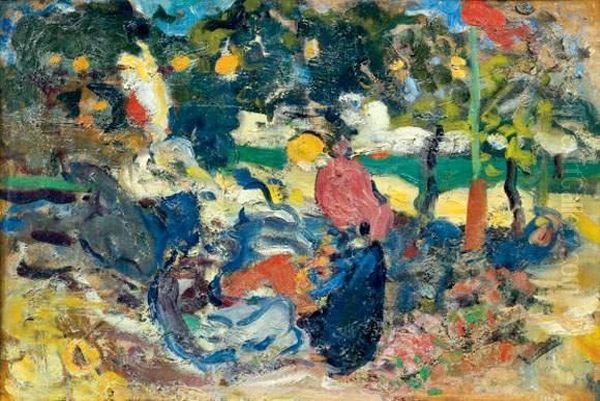Femme Dans Un Parc - view 1