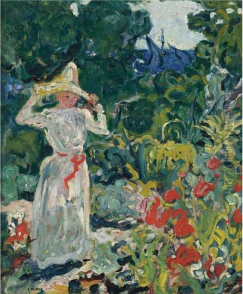 Femme Au Jardin Fleuri - view 1