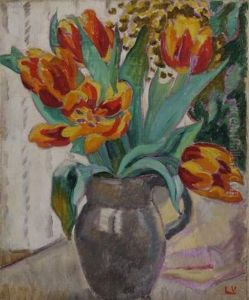 Vase De Tulipes by Louis Valtat