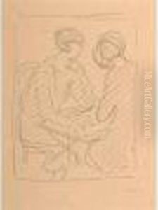 Deux Femmes Autour D'une Table
