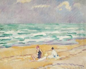 Three Figures On The Beach (ca. 1916) Three Figures On The Beach (ca. 1916)