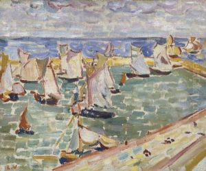 Voiliers Au Port by Louis Valtat