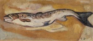 La Truite , Circa 1912 by Louis Valtat