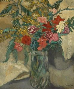 Fleurs Dans Un Vase by Louis Valtat