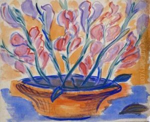 Fleurs Dans Un Vase by Louis Valtat