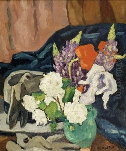 Fleurs, Gants Et Chapeau - view 1