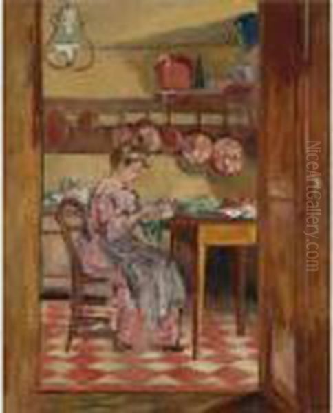 Femme Dans La Cuisine - view 1