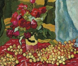 Roses Rouges Aux Cerises by Louis Valtat