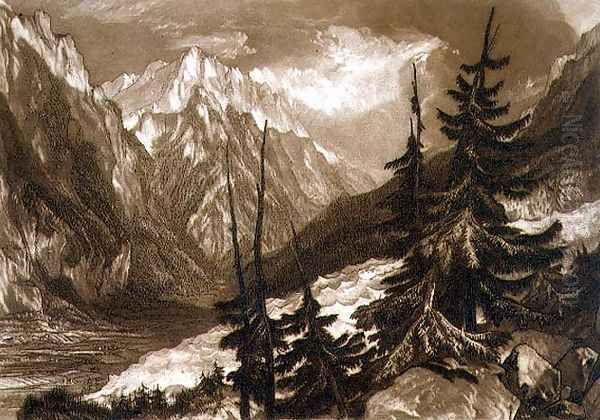 The Source of the Arveron, from the Liber Studiorum, engraved by the artist, 1816 - view 1