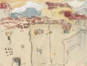 Les Toits Rouges A La Montagne by Louis Valtat