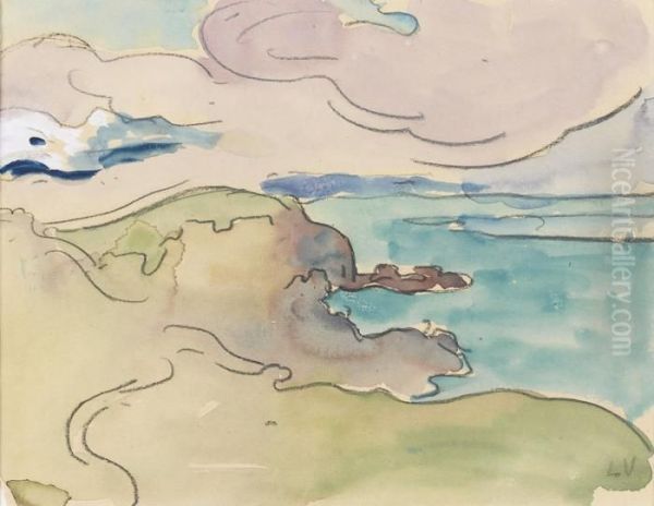 Bord De Mer Au Nuage Mauve - view 1
